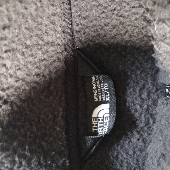 The North Face GORDON LYONS 1/4 Zip Sweater Knit Fleece Jacket Charcoal Men’s XL - Picture 4 of 7